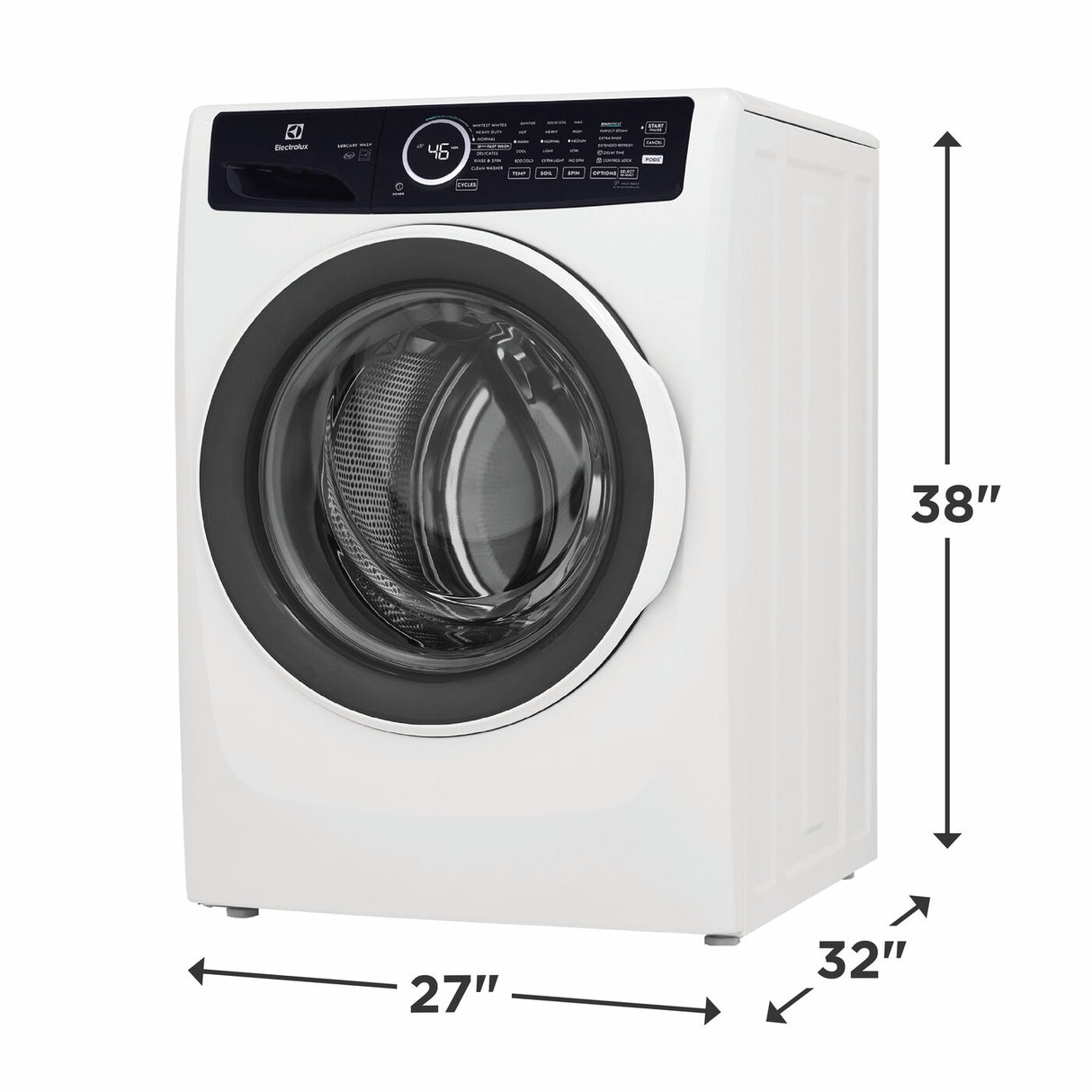 ELECTROLUX  Front Load Perfect Steam Washer with LuxCare Wash - 4.5 Cu. Ft. - White (ELFW7437AW)