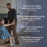 ELECTROLUX Front Load Perfect Steam Washer with LuxCare Plus Wash and SmartBoost® - 4.5 Cu. Ft. - White (ELFW7637AW)