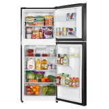 ELEMENT APPLIANCE 23.6-Inch 10.1 Cu. Ft. Top Freezer Refrigerator - Black (ENR10TFGBB)