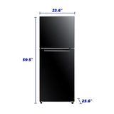 ELEMENT APPLIANCE 10.1 cu. ft. Top Freezer Refrigerator - Black (ENR10TFGBB)