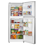 ELEMENT APPLIANCE 23.6-Inch 10.1 Cu. Ft. Top Freezer Refrigerator - Stainless Steel (ENR10TFGBS)
