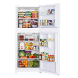 ELEMENT APPLIANCE 23.6-Inch 10.1 Cu. Ft. Top Freezer Refrigerator - White (ENR10TFGBW)