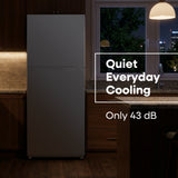 ELEMENT APPLIANCE 23.6-Inch 10.1 Cu. Ft. Top Freezer Refrigerator - White (ENR10TFGBW)