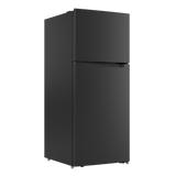 ELEMENT APPLIANCE 27.7-Inch 17.6 Cu. Ft. Top Freezer Refrigerator - Black (ENR18TFGCB)