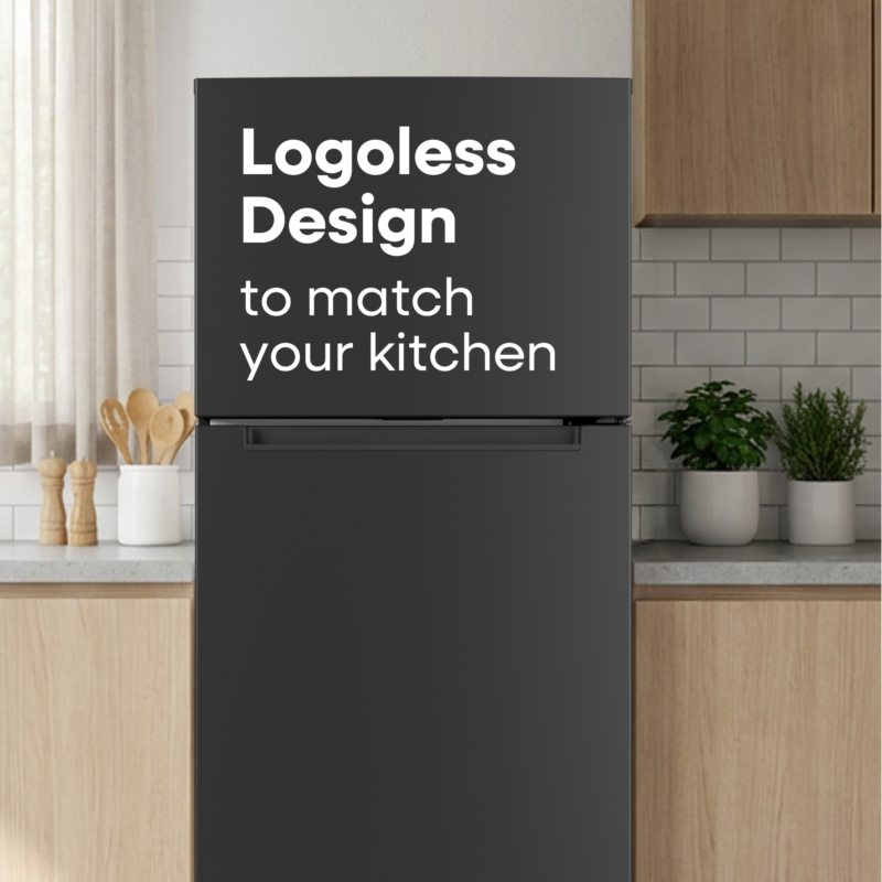 ELEMENT APPLIANCE 27.7-Inch 17.6 Cu. Ft. Top Freezer Refrigerator - Black (ENR18TFGCB)