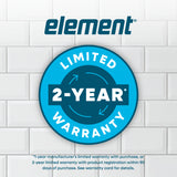 ELEMENT APPLIANCE 27.7-Inch 17.6 Cu. Ft. Top Freezer Refrigerator - Black (ENR18TFGCB)