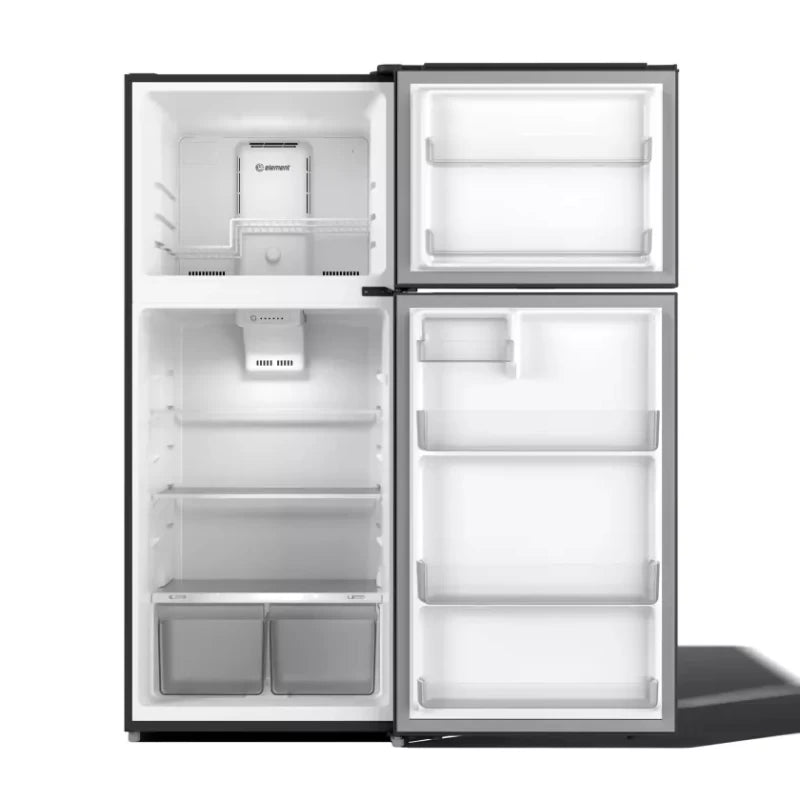 ELEMENT APPLIANCE Element 17.6 cu. ft. Top Freezer Refrigerator - Black -  (ENR18TFGCB)