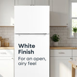 ELEMENT APPLIANCE 27.7-Inch 17.6 Cu. Ft. Top Freezer Refrigerator - White (ENR18TFGCW)