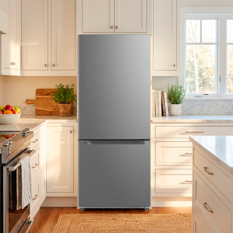 ELEMENT APPLIANCE  18.7 Cu. Ft. Bottom Freezer Refrigerator - Stainless Steel (ERBM19CBS)