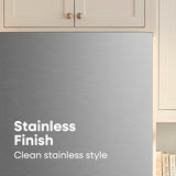 ELEMENT APPLIANCE  18.7 Cu. Ft. Bottom Freezer Refrigerator - Stainless Steel (ERBM19CBS)