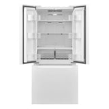 ELEMENT APPLIANCE 18.4 CF French Door, Glass Shelves, E-STAR, 30" Wide - White (ERFD19CGCW)