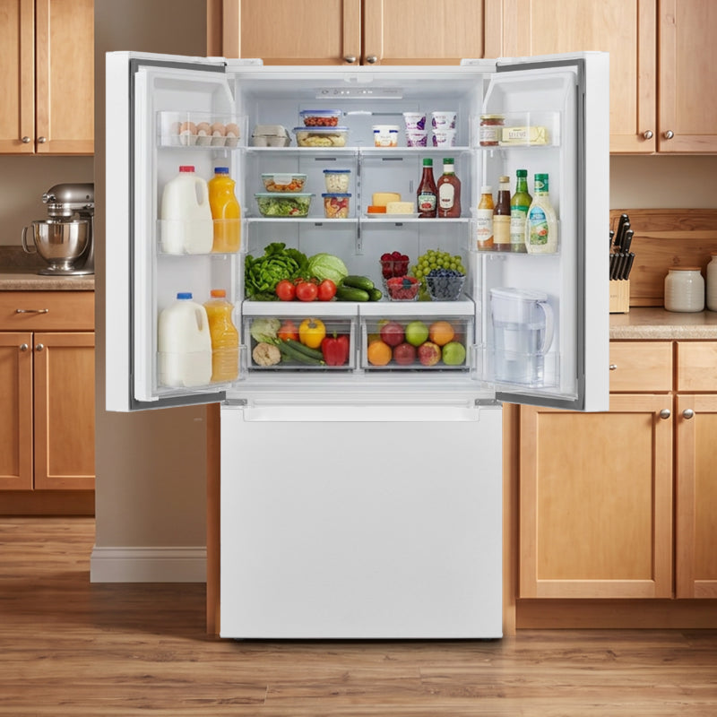 ELEMENT APPLIANCE  18.4 Cu. Ft. French Door Refrigerator - White (ERFD19CGCW)