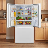 ELEMENT APPLIANCE  18.4 Cu. Ft. French Door Refrigerator - White (ERFD19CGCW)