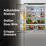 ELEMENT APPLIANCE  18.4 Cu. Ft. French Door Refrigerator - White (ERFD19CGCW)