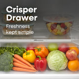ELEMENT APPLIANCE 27.6-Inch 14.2 Cu. Ft. Top Freezer Refrigerator - Stainless Steel (ERT14CSCS)