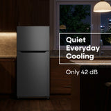 ELEMENT APPLIANCE 27.6-Inch 14.2 Cu. Ft. Top Freezer Refrigerator - Stainless Steel (ERT14CSCS)