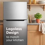 ELEMENT APPLIANCE 27.6-Inch 14.2 Cu. Ft. Top Freezer Refrigerator - Stainless Steel (ERT14CSCS)