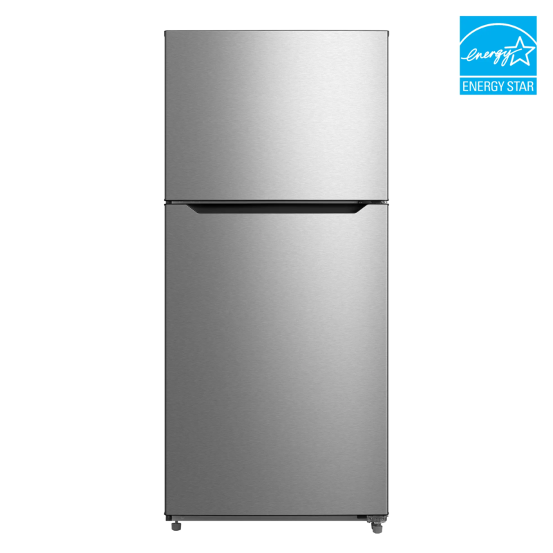 ELEMENT APPLIANCE 27.6-Inch Element 14.2 cu. ft. Top Freezer Refrigerator - Stainless Steel - Stainless Steel (ERT14CSCS)