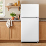 ELEMENT APPLIANCE 27.6-Inch 14.2 Cu. Ft. Top Freezer Refrigerator - White (ERT14CSCW)