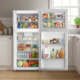 ELEMENT APPLIANCE 27.6-Inch 14.2 Cu. Ft. Top Freezer Refrigerator - White (ERT14CSCW)