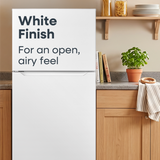 ELEMENT APPLIANCE 27.6-Inch 14.2 Cu. Ft. Top Freezer Refrigerator - White (ERT14CSCW)