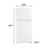 ELEMENT APPLIANCE 14.2 cu. ft. Top Freezer Refrigerator - White (ERT14CSCW)