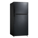 ELEMENT APPLIANCE 20.5 CF Top Mount Refrigerator, Glass Shelves, E-STAR - Black (ERT21CSCB)