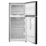 ELEMENT APPLIANCE 20.5 CF Top Mount Refrigerator, Glass Shelves, E-STAR - Black (ERT21CSCB)