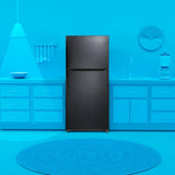 ELEMENT APPLIANCE 29.5-Inch Element 20.5 cu. ft. Top Freezer Refrigerator - Black (ERT21CSCB)