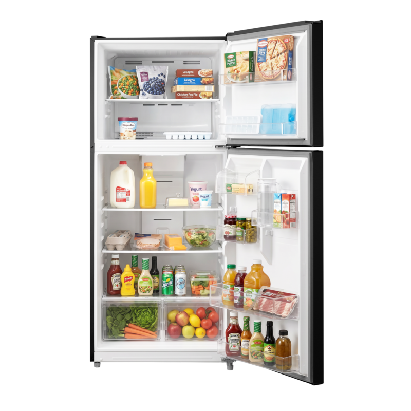 ELEMENT APPLIANCE 29.5-Inch 20.5 Cu. Ft. Top Freezer Refrigerator - Black (ERT21CSCB)