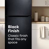 ELEMENT APPLIANCE 29.5-Inch 20.5 Cu. Ft. Top Freezer Refrigerator - Black (ERT21CSCB)