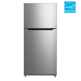 ELEMENT APPLIANCE 20.5 CF Top Mount Refrigerator, Glass Shelves, E-STAR - Stainless Steel (ERT21CSCS)