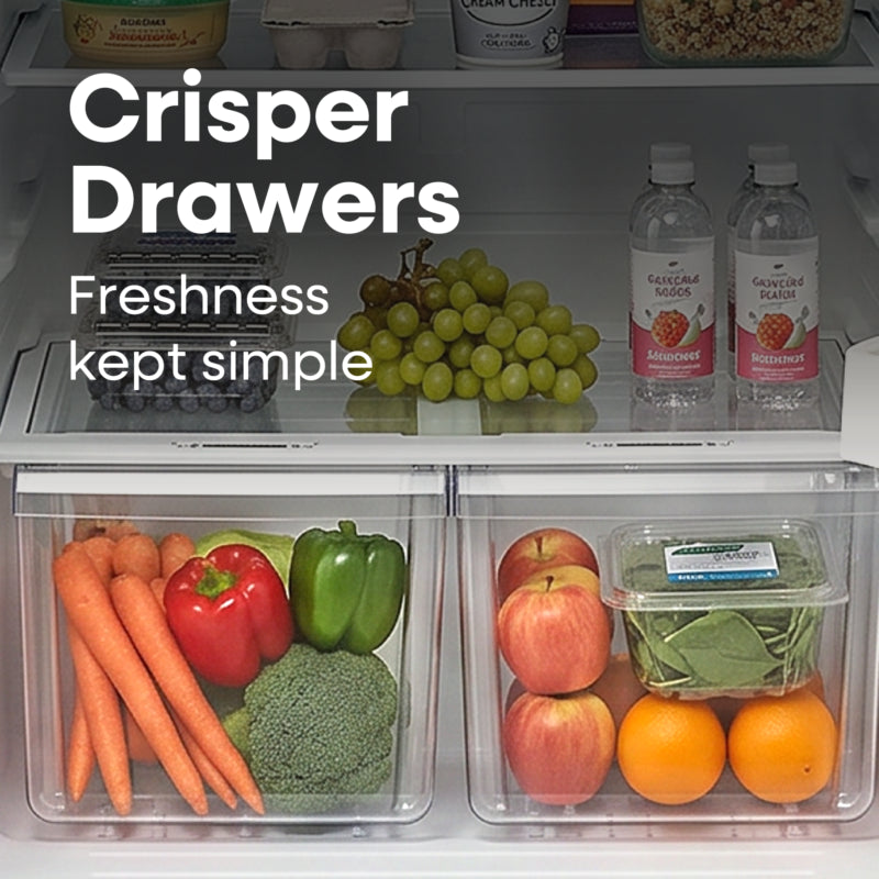 ELEMENT APPLIANCE 29.5-Inch 20.5 Cu. Ft. Top Freezer Refrigerator - Stainless Steel (ERT21CSCS)