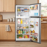 ELEMENT APPLIANCE 29.5-Inch 20.5 Cu. Ft. Top Freezer Refrigerator - Stainless Steel (ERT21CSCS)