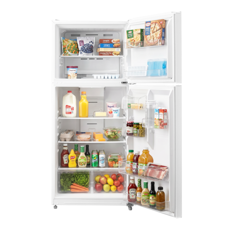 ELEMENT APPLIANCE 29.5-Inch 20.5 Cu. Ft. Top Freezer Refrigerator - White (ERT21CSCW)