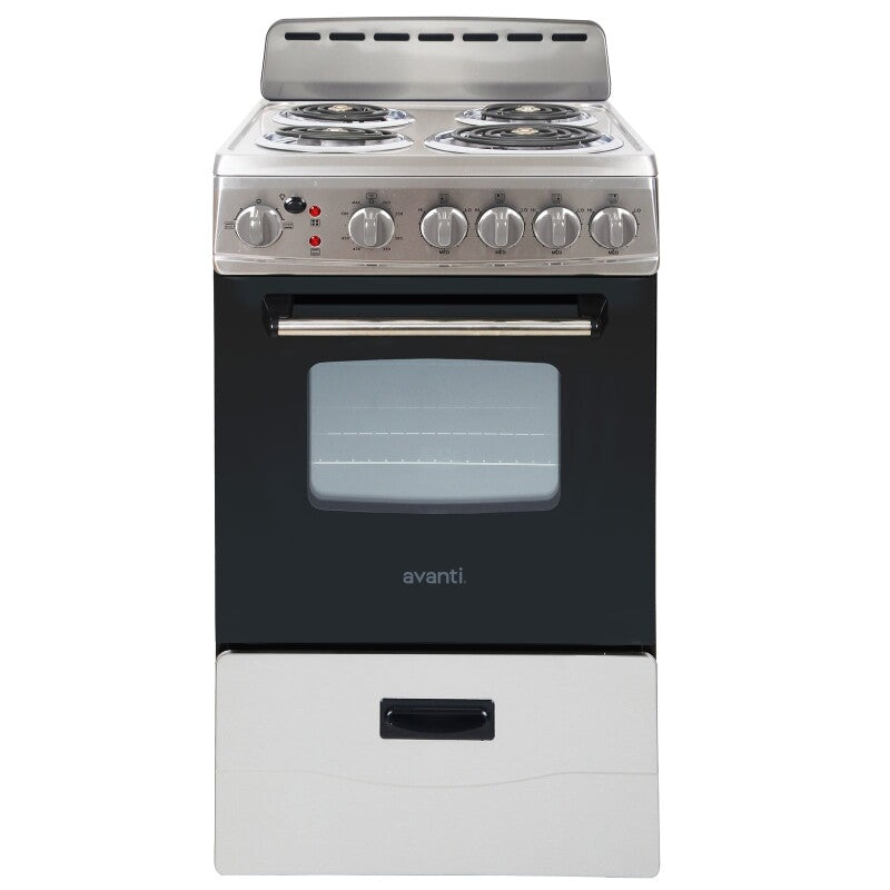 AVANTI  AVANTI RANGE ELEC 20" COIL TOP - White (ERU200P0W)