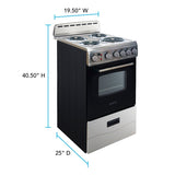 AVANTI  AVANTI RANGE ELEC 20" COIL TOP - White (ERU200P0W)
