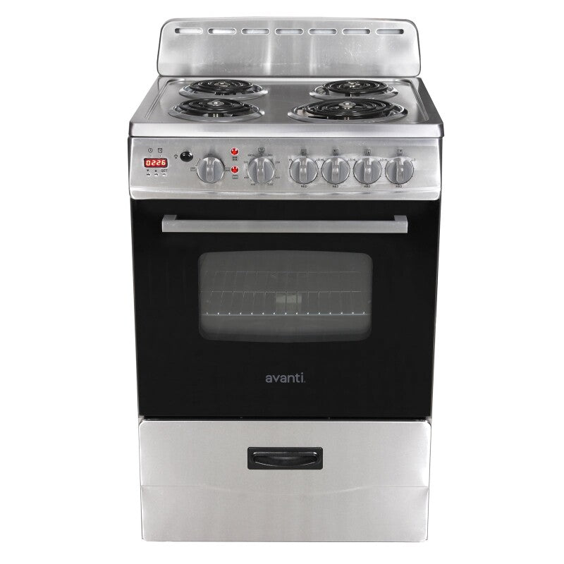 AVANTI  AVANTI RANGE ELEC 24" - Black (ERU240P1B)