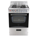 AVANTI Avanti 24" Electric Range Oven with Framed Glass Door - Black / 2.6 cu. ft. -  (ERU240P1B)