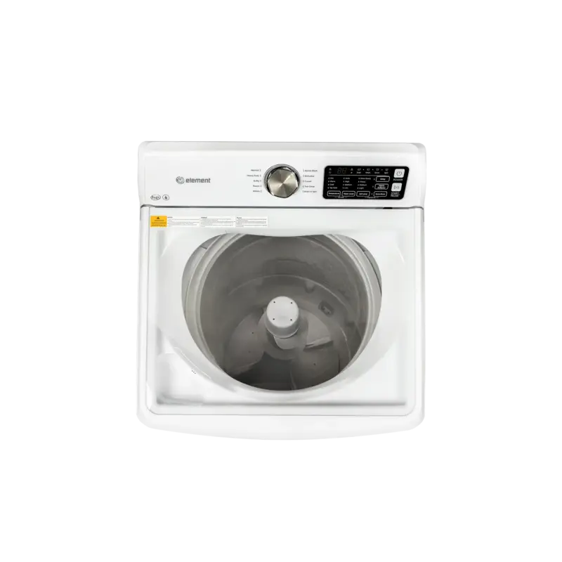 ELEMENT APPLIANCE Element 4.1 cu. ft. Top Load Washer with Agitator - White (ETW4125CW) - White (ETW4125CW)
