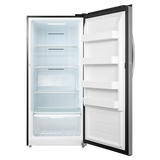 ELEMENT APPLIANCE 13.8 CF Upright Freezer Convertible, Glass Shelves, Digital Controls, E-STAR - Stainless Steel (EUF14CECS)