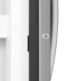 ELEMENT APPLIANCE 13.8 CF Upright Freezer Convertible, Glass Shelves, Digital Controls, E-STAR - Stainless Steel (EUF14CECS)