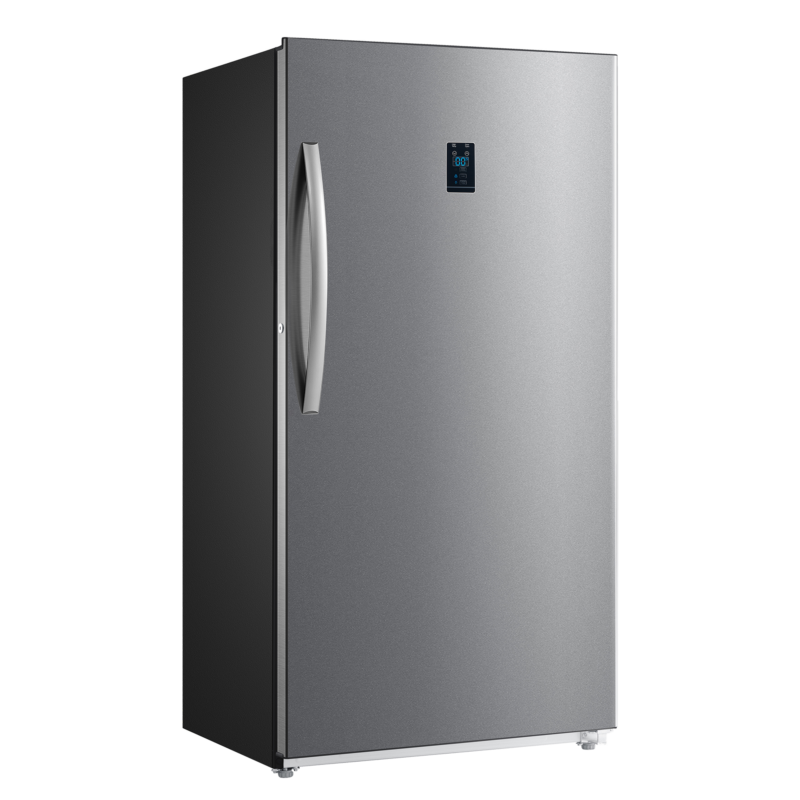 ELEMENT APPLIANCE 17 CF Upright Freezer Convertible, Glass Shelves, Digital Controls, E-STAR - Stainless Steel (EUF17CECS)