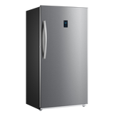 ELEMENT APPLIANCE 17 CF Upright Freezer Convertible, Glass Shelves, Digital Controls, E-STAR - Stainless Steel (EUF17CECS)