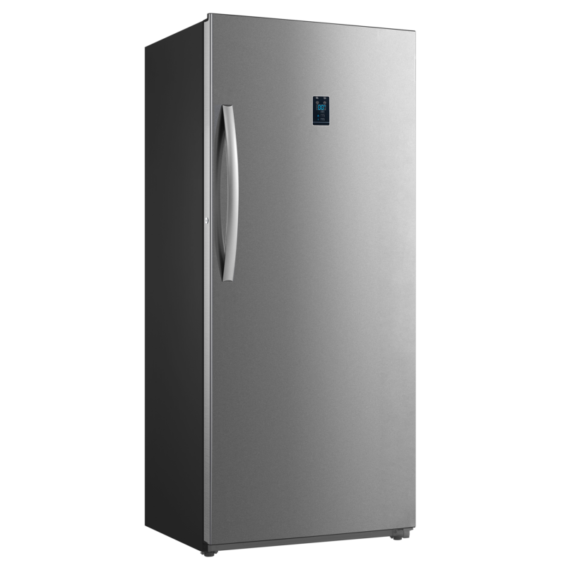 ELEMENT APPLIANCE 21 CF Upright Freezer Convertible, Glass Shelves, Digital Controls, E-STAR - Stainless Steel (EUF21CECS)