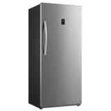 ELEMENT APPLIANCE 21 CF Upright Freezer Convertible, Glass Shelves, Digital Controls, E-STAR - Stainless Steel (EUF21CECS)
