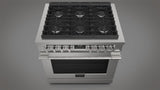 FULGOR MILANO  FULGOR MILANO RANGE GAS 36" 6 BRNR - Stainless Steel (F4PGR366S2)