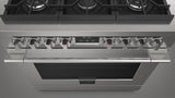 FULGOR MILANO  FULGOR MILANO RANGE GAS 36" 6 BRNR - Stainless Steel (F4PGR366S2)