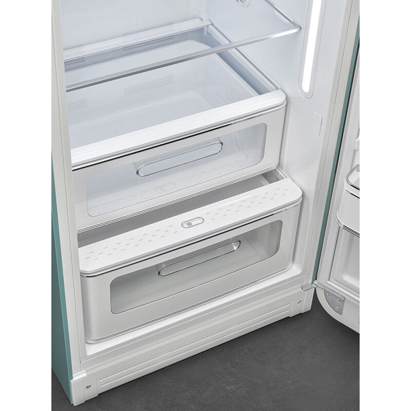 Smeg  Refrigerator Retro-style - Emerald green (FAB28URDEG3)