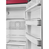 Smeg  Refrigerator Retro-style - Ruby red (FAB28URDRB3)